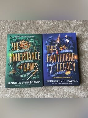 The Inheritance Games and The Hawthorne Legacy book set - Hardcover Editions